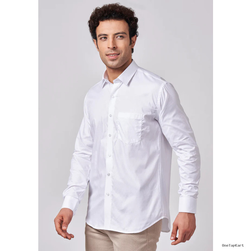 Cotton King Mens Shirts | 100% Cotton Long Sleeve Shirts for Men | Button Down Shirt Men | Oxford Mens Dress Shirt